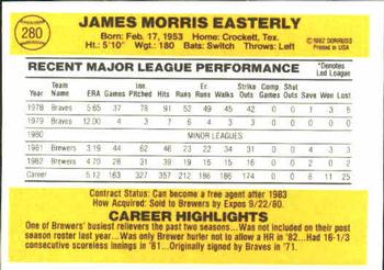 Jamie Easterly  baseball card collectible - Main Image 2