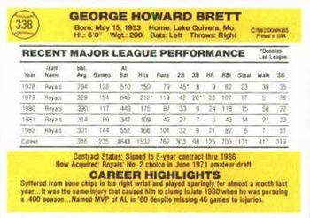 George Brett  baseball card collectible - Main Image 2