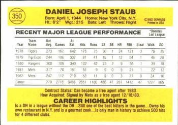 Rusty Staub  baseball card collectible - Main Image 2