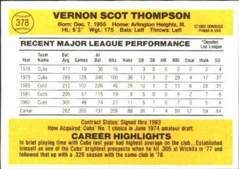 Scot Thompson  baseball card collectible - Main Image 2