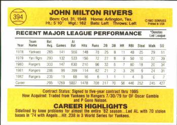 Mickey Rivers  baseball card collectible - Main Image 2