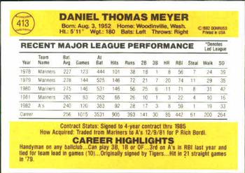 Dan Meyer  baseball card collectible - Main Image 2