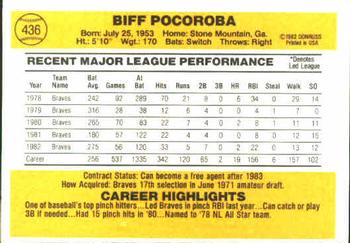 Biff Pocoroba  baseball card collectible - Main Image 2