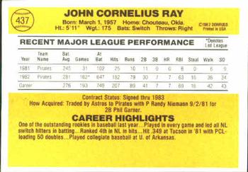 Johnny Ray  baseball card collectible - Main Image 2