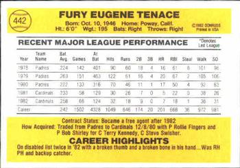 Gene Tenace  baseball card collectible - Main Image 2