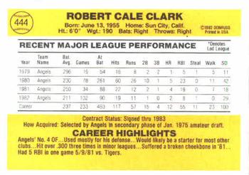 Bobby Clark  baseball card collectible - Main Image 2