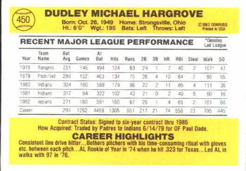 Mike Hargrove  baseball card collectible - Main Image 2
