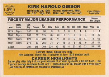 Kirk Gibson  baseball card collectible - Main Image 2