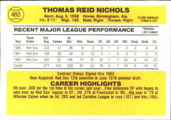 Reid Nichols  baseball card collectible - Main Image 2