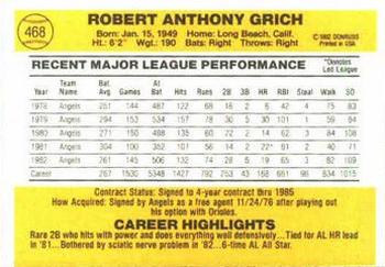 Bobby Grich  baseball card collectible - Main Image 2