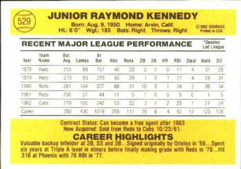 Junior Kennedy  baseball card collectible - Main Image 2