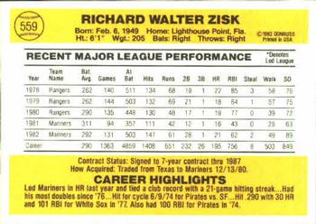 Richie Zisk  baseball card collectible - Main Image 2