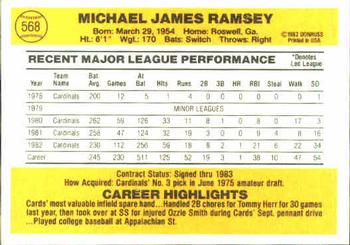 Mike Ramsey  baseball card collectible - Main Image 2