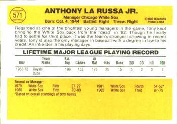Tony LaRussa  baseball card collectible - Main Image 2