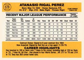 Tony Perez  baseball card collectible - Main Image 2