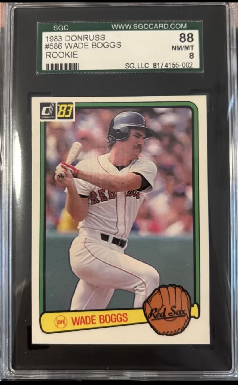 Wade Boggs  baseball card collectible - Main Image 3