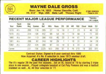 Wayne Gross  baseball card collectible - Main Image 2