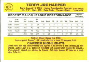 Terry Harper  baseball card collectible - Main Image 2