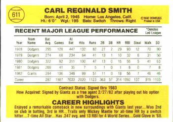 Reggie Smith  baseball card collectible - Main Image 2