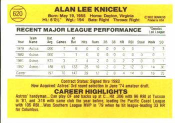 Alan Knicely  baseball card collectible - Main Image 2