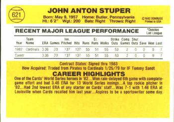 John Stuper  baseball card collectible - Main Image 2