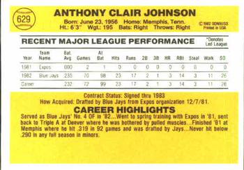 Anthony Johnson  baseball card collectible - Main Image 2