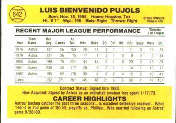 Luis Pujols  baseball card collectible - Main Image 2