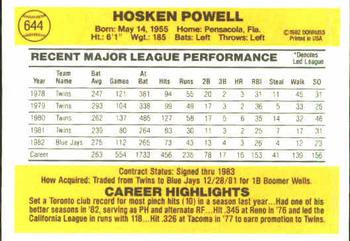 Hosken Powell  baseball card collectible - Main Image 2