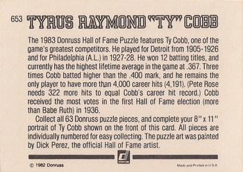 Ty Cobb  baseball card collectible - Main Image 2