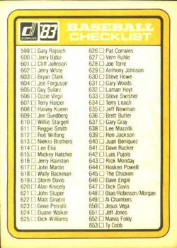 Checklist: 547-653  baseball card collectible - Main Image 2