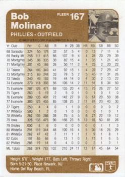 Bob Molinaro  baseball card collectible - Main Image 2