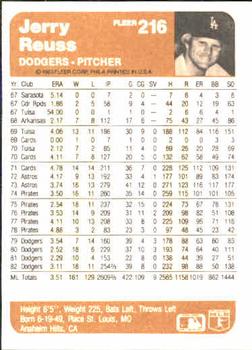 Jerry Reuss  baseball card collectible - Main Image 2