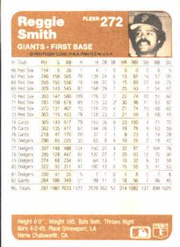 Reggie Smith  baseball card collectible - Main Image 2