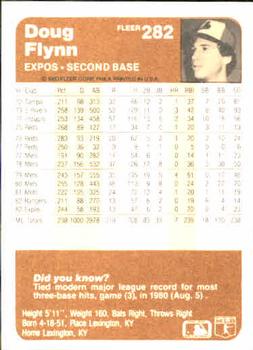 Doug Flynn  baseball card collectible - Main Image 2