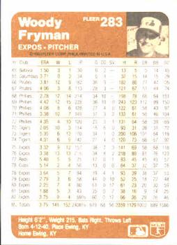 Woody Fryman  baseball card collectible - Main Image 2