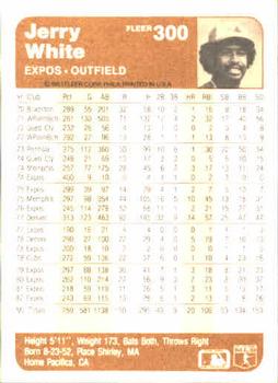 Jerry White  baseball card collectible - Main Image 2