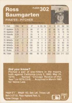 Ross Baumgarten  baseball card collectible - Main Image 2