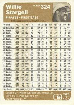 Willie Stargell  baseball card collectible - Main Image 2