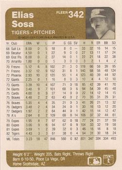 Elias Sosa  baseball card collectible - Main Image 2