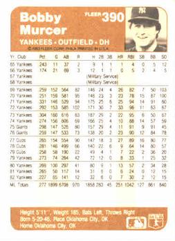 Bobby Murcer  baseball card collectible - Main Image 2