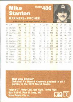 Mike Stanton  baseball card collectible - Main Image 2