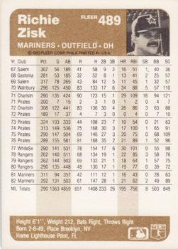 Richie Zisk  baseball card collectible - Main Image 2