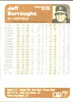 Jeff Burroughs  baseball card collectible - Main Image 2