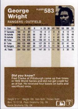 George Wright  baseball card collectible - Main Image 2