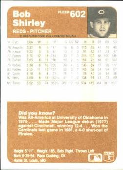 Bob Shirley  baseball card collectible - Main Image 2