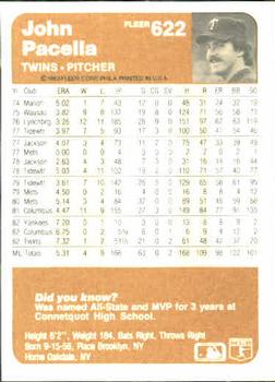 John Pacella  baseball card collectible - Main Image 2