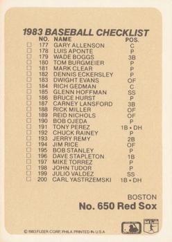 Checklist: Phillies / Red Sox  baseball card collectible - Main Image 2