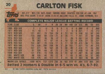 Carlton Fisk  baseball card collectible - Main Image 2