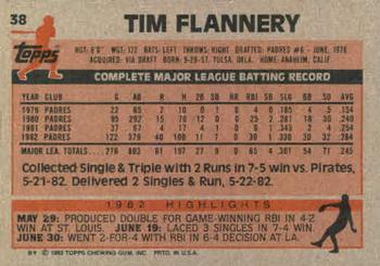 Tim Flannery  baseball card collectible - Main Image 2