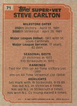 Steve Carlton  baseball card collectible - Main Image 2